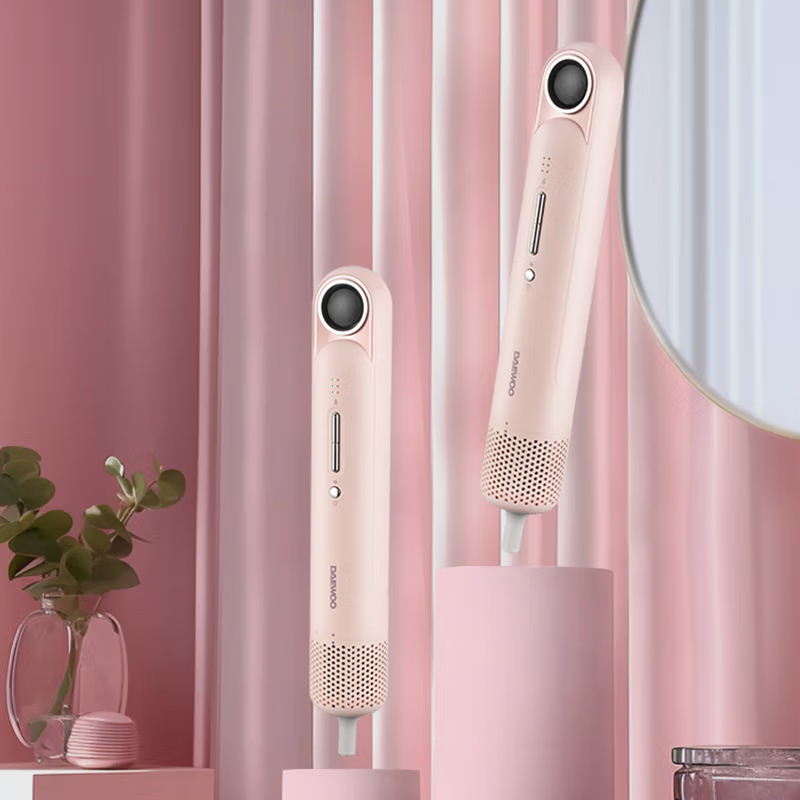 大宇（DAEWOO）电吹风家用旅行速干头发负离子护发迷你便携式吹风筒 DYCF-12W80 香缇粉