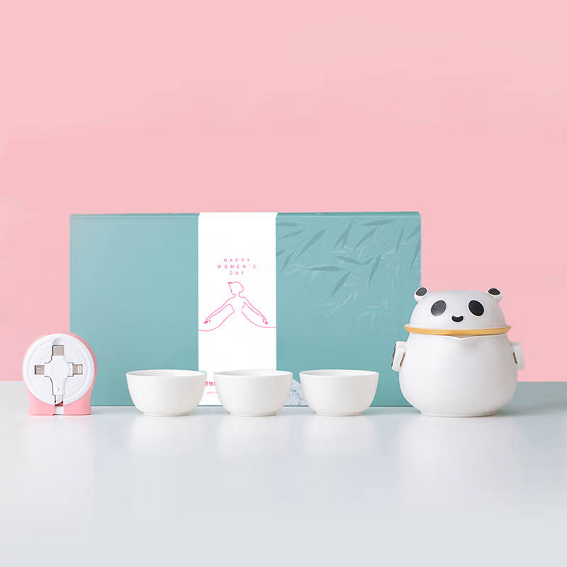 芳华物语 茶具套装 一壶三杯