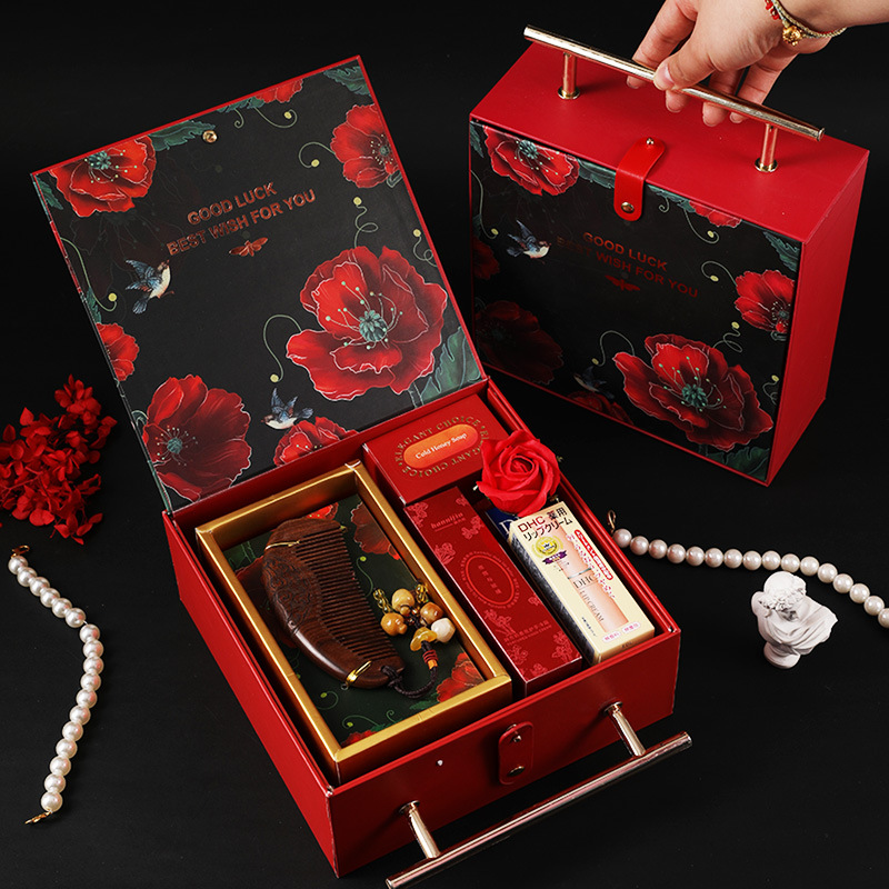 女神节礼物创意实用伴手礼送女生情人节礼品高级感花蕊礼盒套装