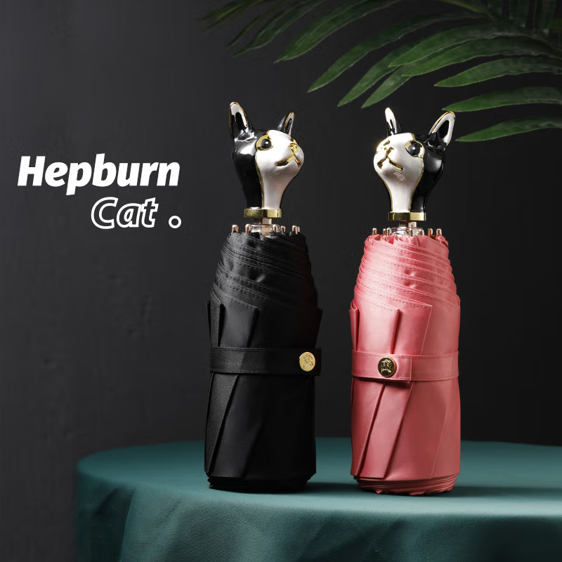 魅驰赫本猫太阳伞