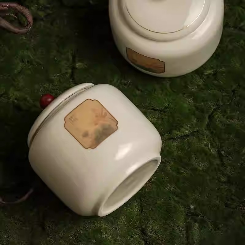 2025款陶瓷罐绿茶包装盒空礼盒高档狮峰明前龙井云雾茶礼盒