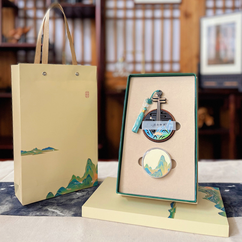 木质香炉高级感礼盒装送礼香炉上香家用线香炉木质小香炉