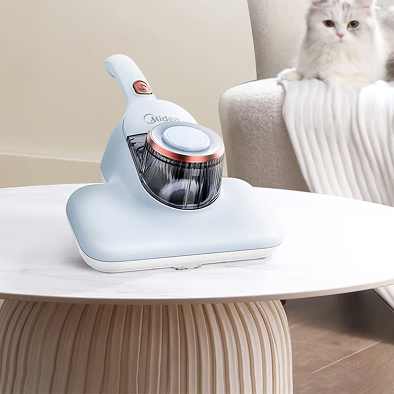 美的（Midea）除螨仪双电机强吸力高频拍打 热风干爽 UV紫外线家用床铺沙发除螨有线吸尘MT1