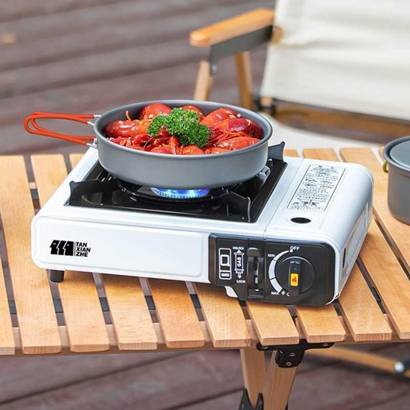 探险者（TAN XIAN ZHE）户外卡式炉露营炉具便携式野外火锅炉子燃气炉瓦斯炉野餐套装 安全卡式炉