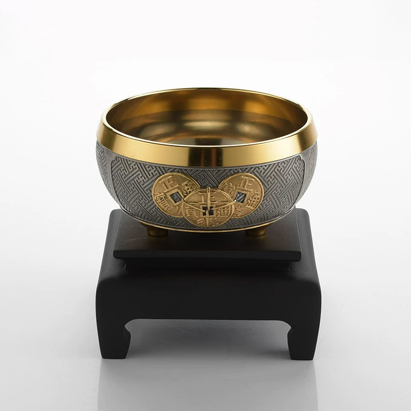 皇家雪兰莪ROYAL SELANGOR镀金富贵碗镀金桌面摆件招财碗送礼礼物