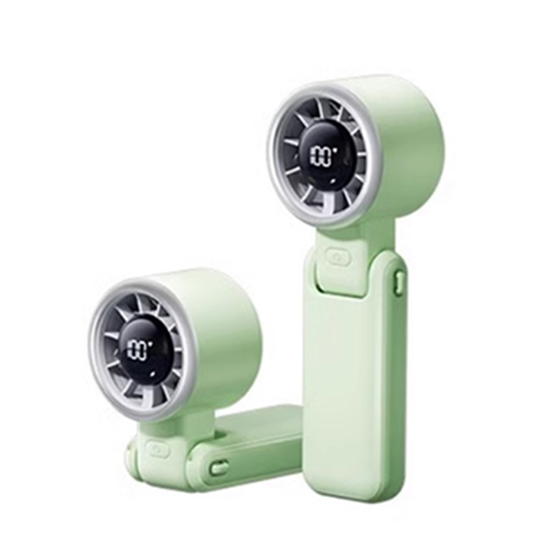 2025新款超高速制冷可折叠挂脖手持小风扇强力无叶涡轮便携式小型迷你usb充电桌面长续航电风扇夏天降温神器