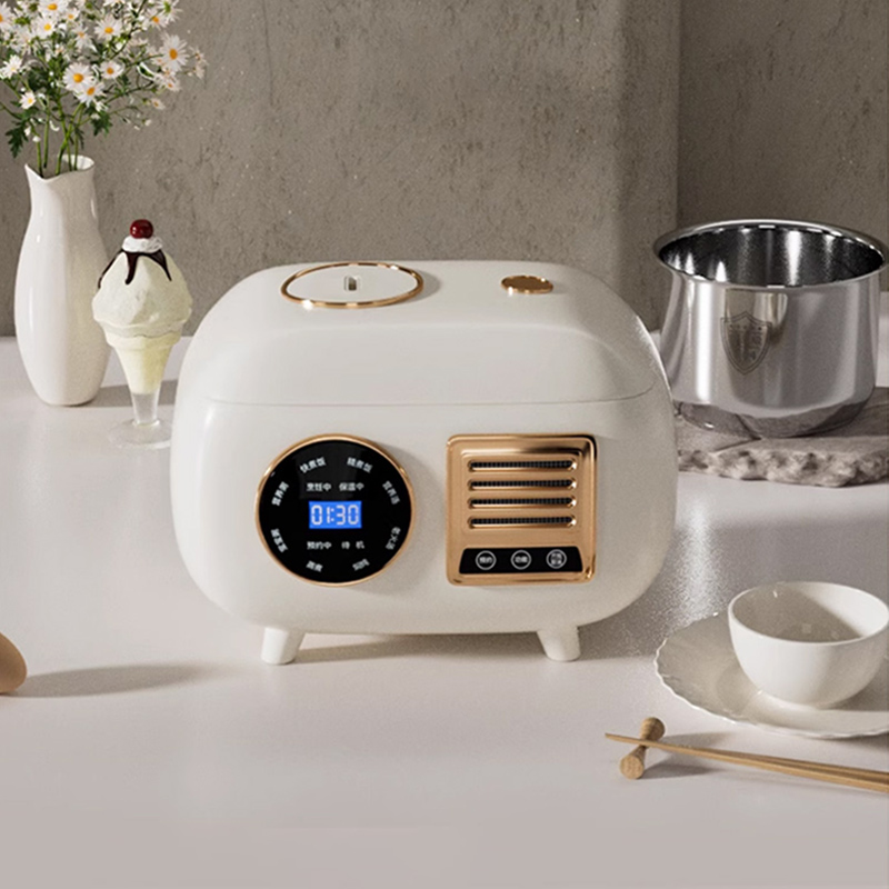 德国品牌麦滋电饭煲无涂层电饭锅0涂层小型304不锈钢预约迷你2L升