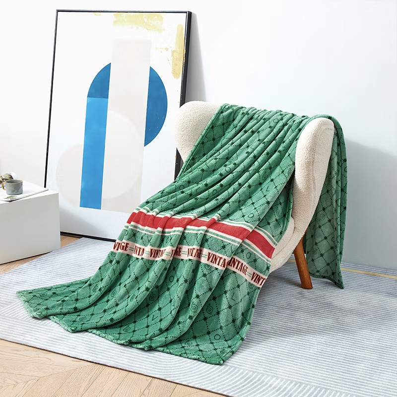 LOVOGUCCI设计师联名合作款 Giulia Pelissero 梦旅毯 绿色 150x200(cm)