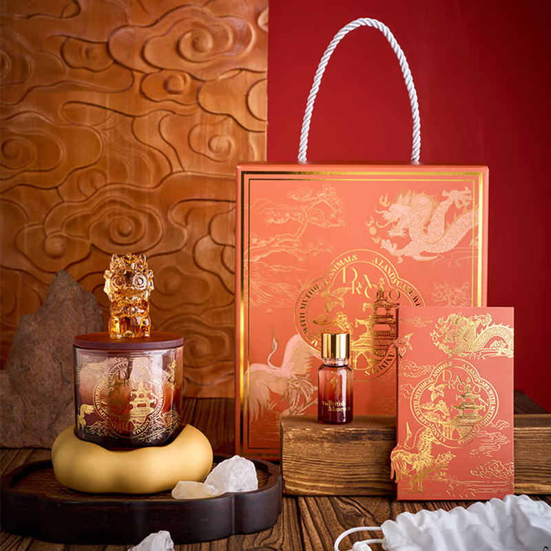 东方梦境系列龙腾吉瑞晶石扩香石氛围灯礼盒