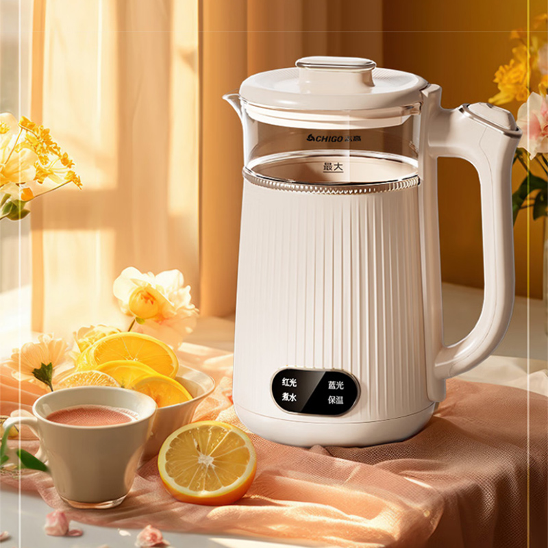 志高（CHIGO）烧水壶电热水壶电水壶双层防烫1.8L大容量家用 玻璃内胆 恒温保温烧水壶 SH-1813A3B1