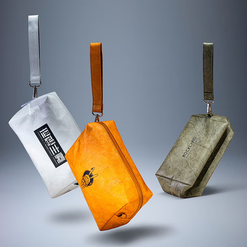  ROCKLAND洛克兰理想主义胸包斜跨包杜邦牛皮纸轻便单肩包 绿色