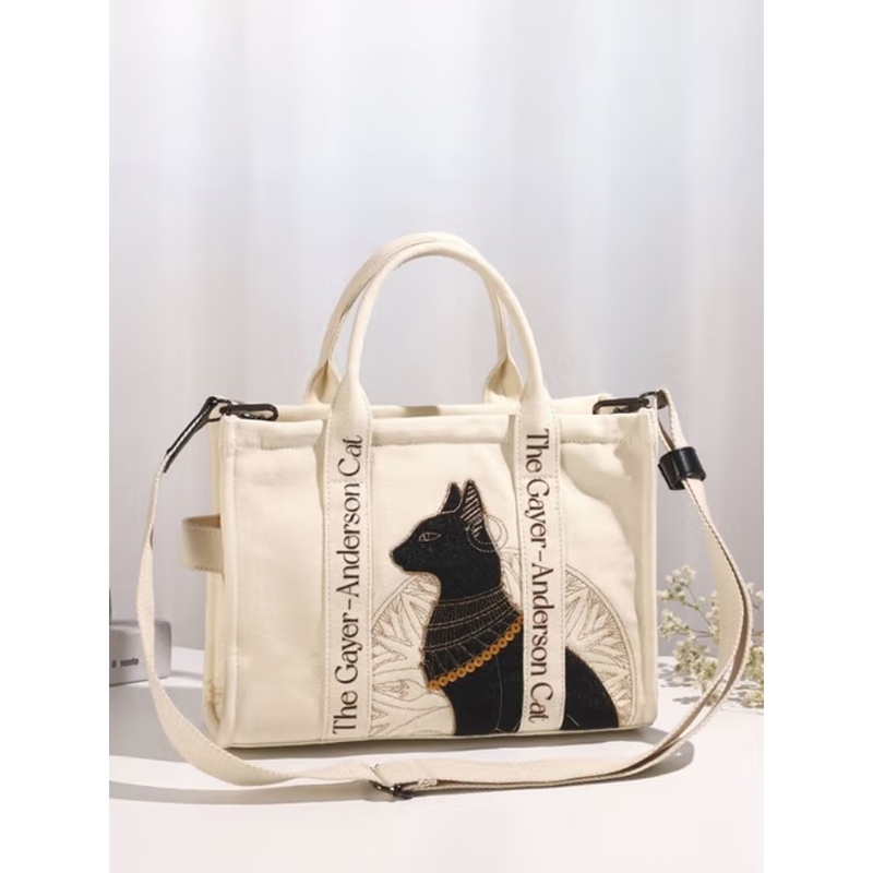 盖亚安德森猫系列刺绣手提斜挎包