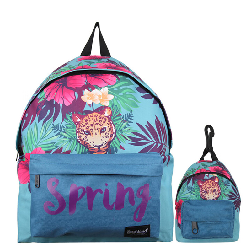 ROCKLAND美国洛克兰春语系列双肩包男女休闲背包南山兽鹦解语旅行大容量 紫色