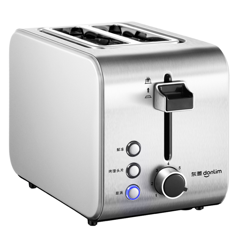东菱（Donlim）多士炉 烤面包机 7档烘烤不锈钢吐司加热机 全自动家用吐司机 多功能早餐机DL-8117 多士
