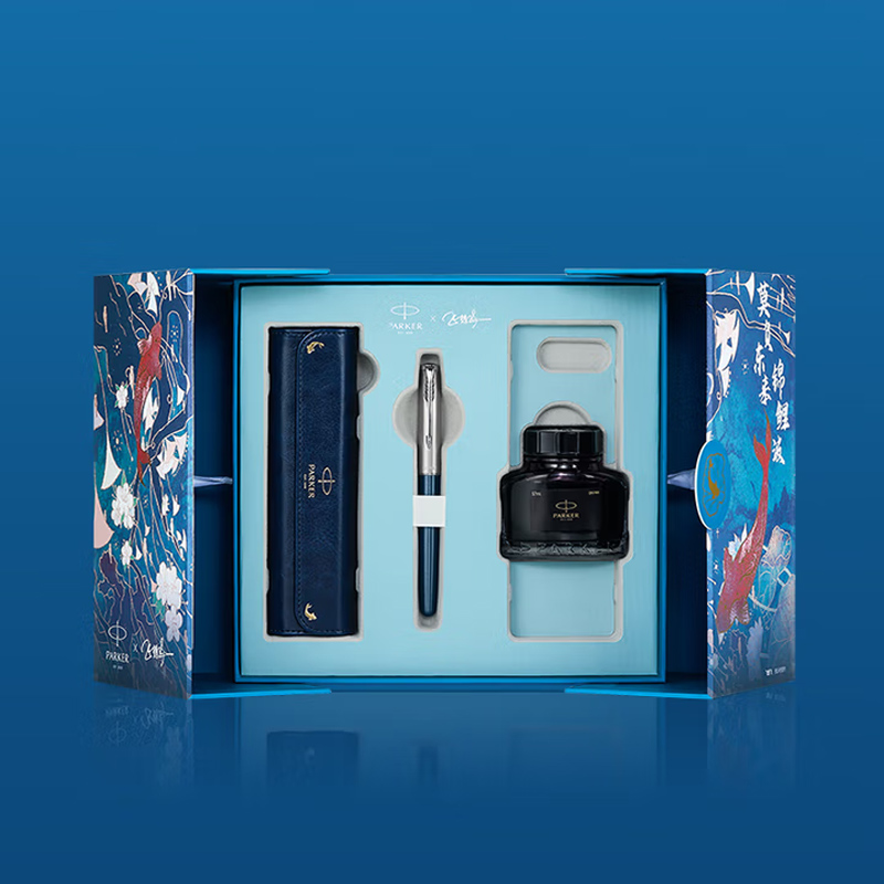 派克（PARKER）卓尔锦鲤系列墨水笔礼盒国潮送礼锦鲤礼