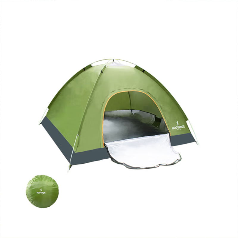 何大屋（Hodtown）速开手抛帐篷四人用双开门自动帐篷防泼水面料纱门窗通风收纳便携 潇洒人生手抛帐篷 HDW150

