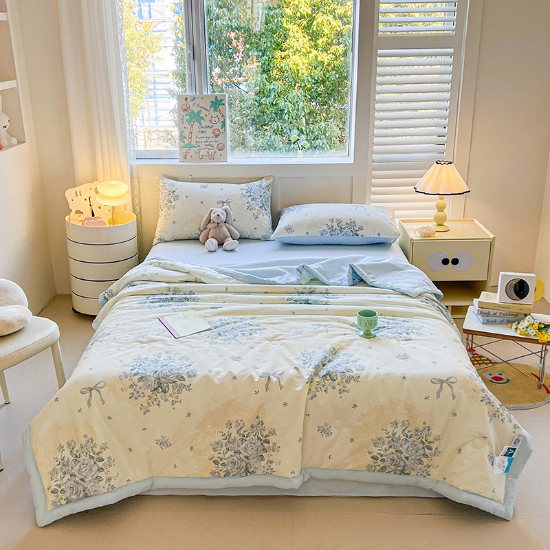 全棉田园夏凉被-醉花语