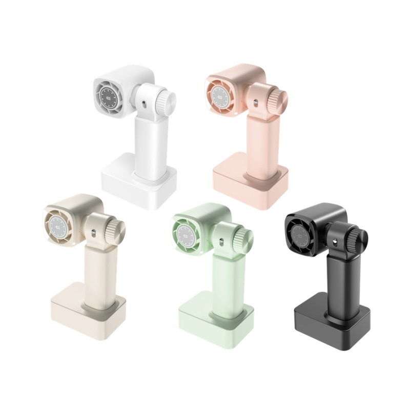 新款高速桌面小风扇旋钮调节4800mah充电手持风扇fan私模