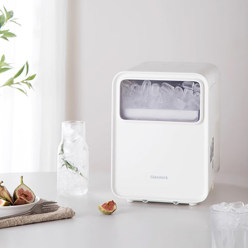 GLASSLOCK盖朗制冰机小型家用宿舍迷你mini全自动智能子弹冰块制造机 全自动制冰机1