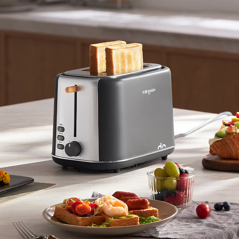 东菱（Donlim）多种模式灵活烘烤 多士炉 可解冻 各式面包随心烤 宽槽吐司机DL-1405