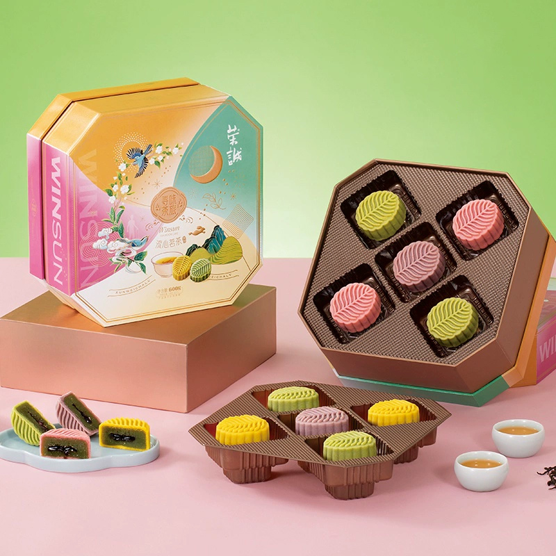 荣诚寻味茶旅流心茗茶月饼礼盒