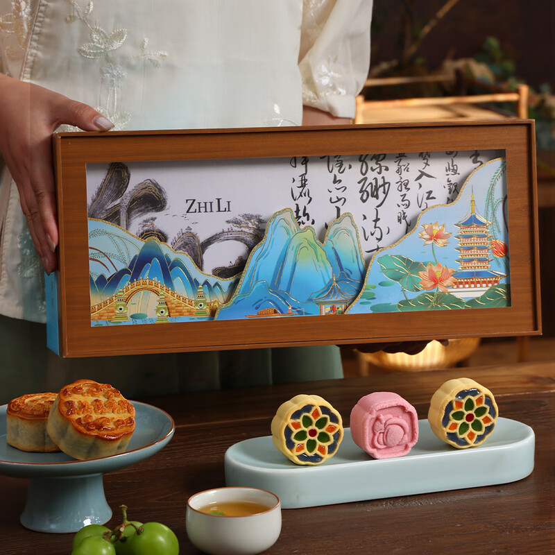 知念赋月圆，雅致江南品知礼，送给客户、朋友、领导更上档次