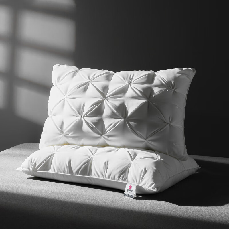 洁丽雅 GRACE 亲肤扭花羽丝绒枕