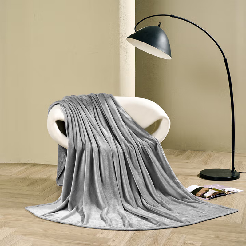 月影时光法兰绒毯