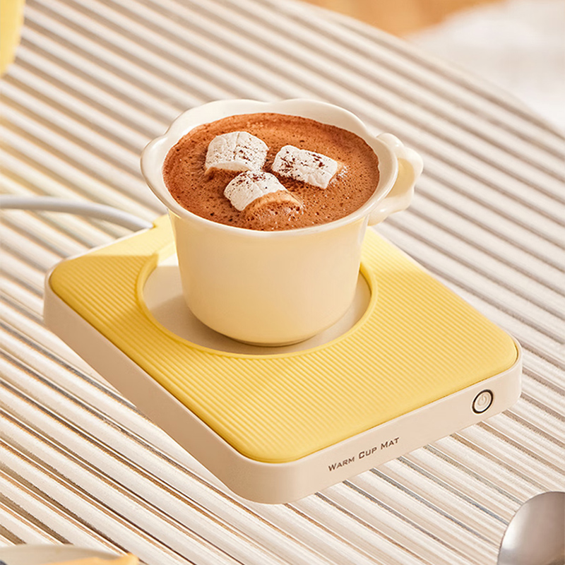 七彩叮当恒温加热杯垫可调温暖暖杯