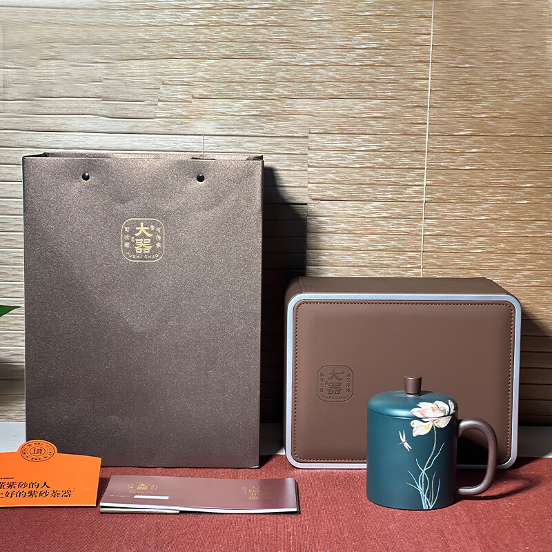 半手工制作杯 全手工粉浆和泥绘图案璞实大器·合美