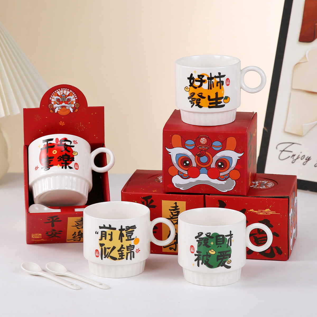 实用小礼品陶瓷咖啡杯活动马克杯开业地推广告礼品水杯子印制LOGO