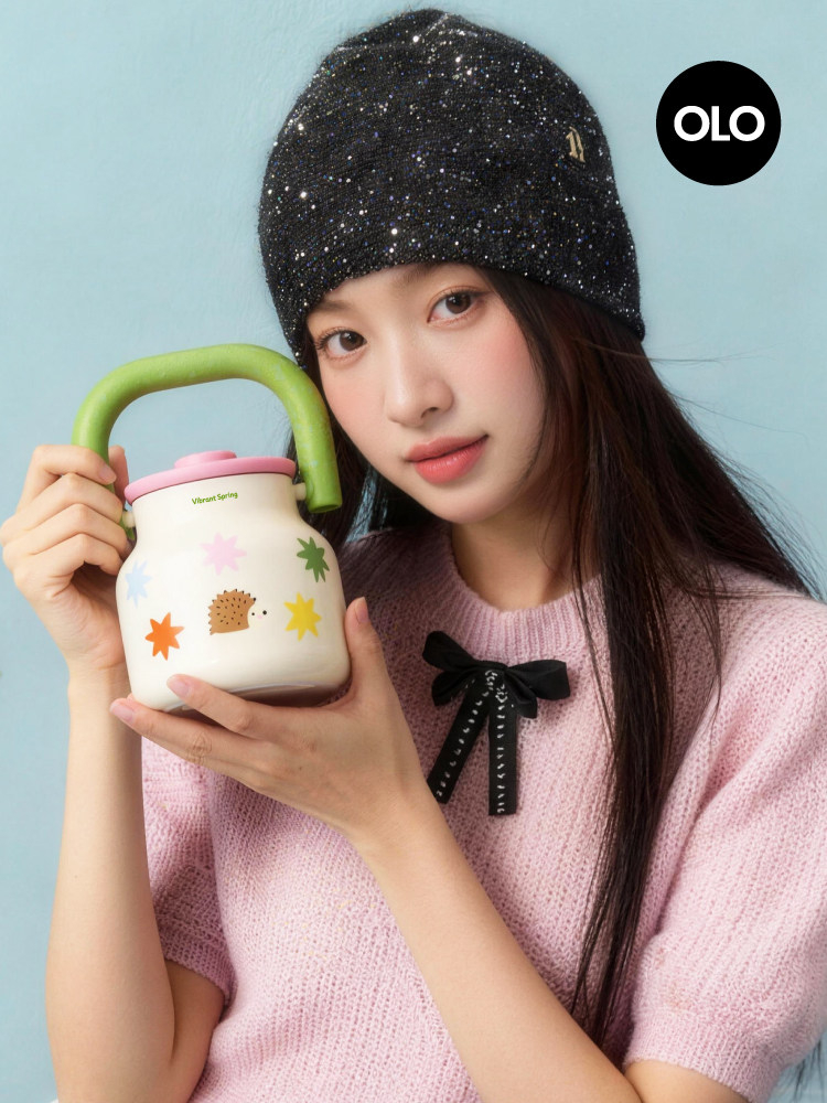 holoholo春日限定系列保温杯女高颜值咖啡杯子大容量便携吸管水杯