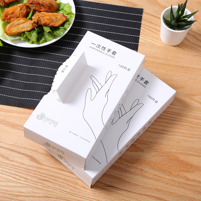 A手套一次性食用塑料薄膜手套防水Cpe手套