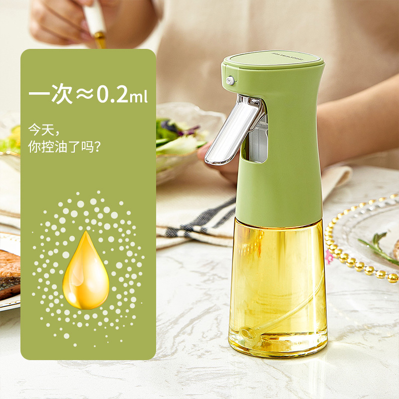 B喷油壶厨房家用空气炸锅朋友瓶玻璃食用油喷壶喷雾瓶雾化雾状油罐