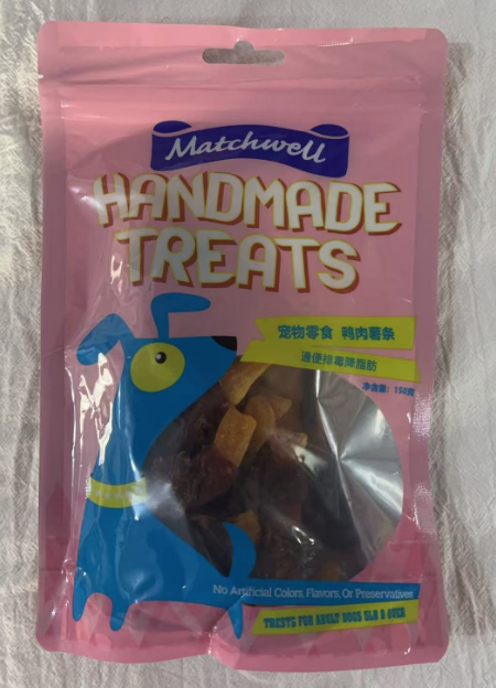 益和零食鸭肉缠薯条150g宠物狗狗零食促进消化鸭肉肉干营养肉干益和鸭肉薯条磨牙洁齿训练奖励