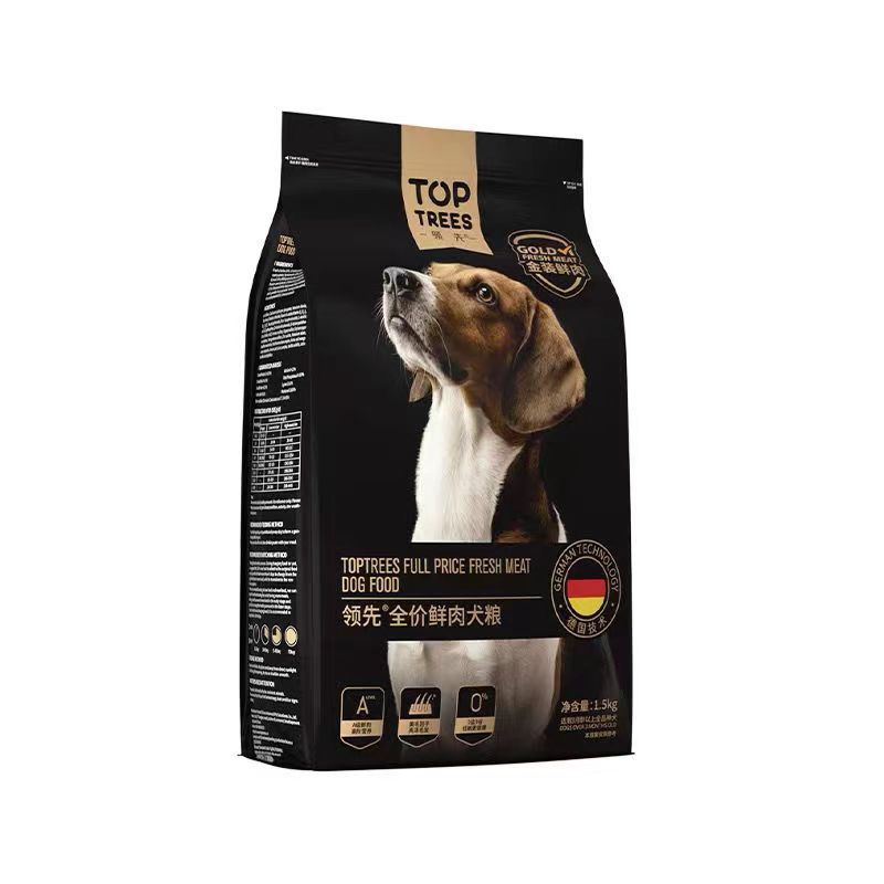 Toptrees领先冻干金装鲜肉狗粮1.5kg/5.4kg