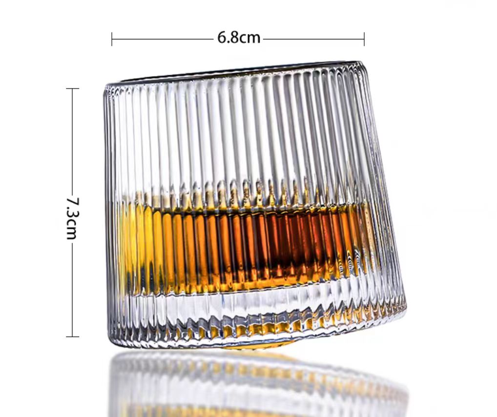 ZZ8006转转玻璃杯（高白）