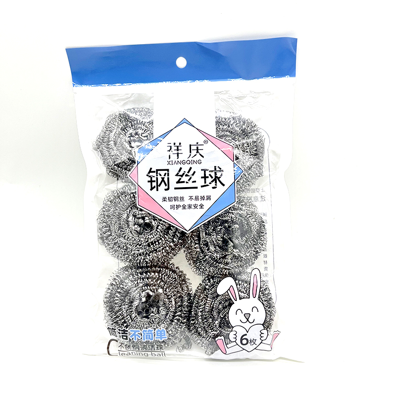 祥庆6个钢丝球（6706）
