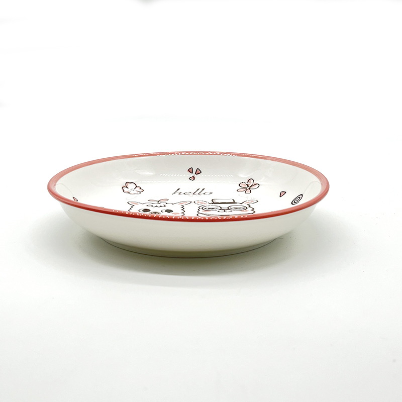 7寸糖果盘喜洋洋直径17.8cm高3.6cm