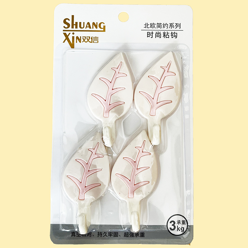 双信4个树叶粘钩（419）