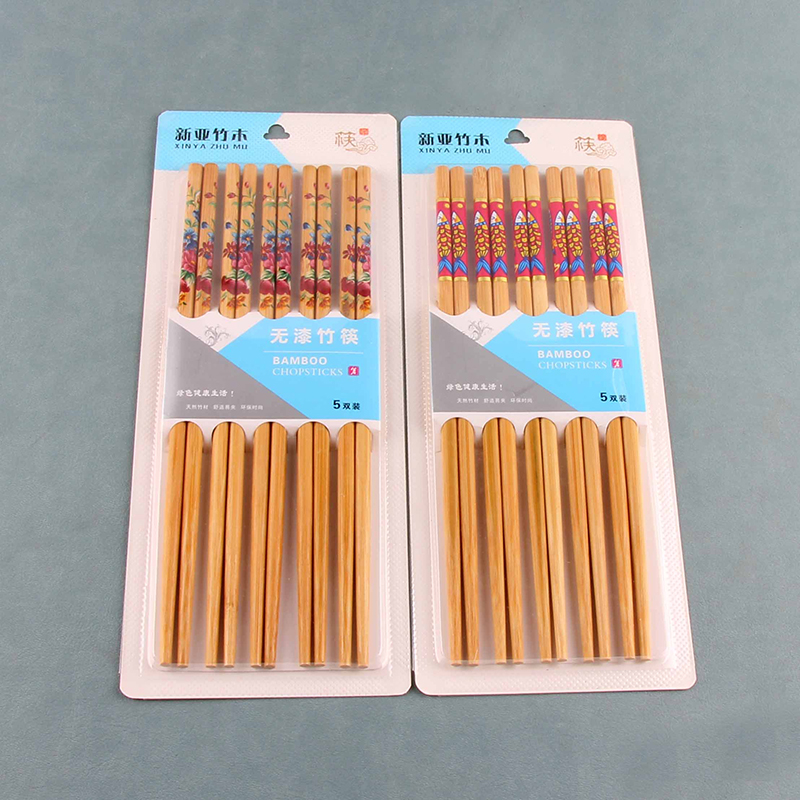 高档5双印花筷