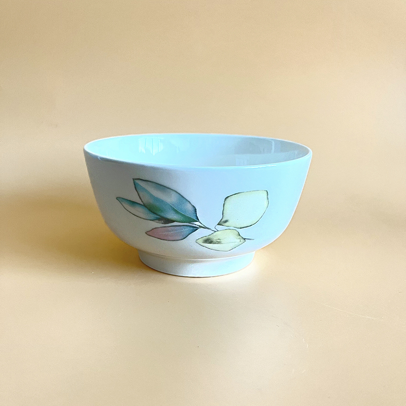 普花5寸沙拉碗（柳叶青青）
